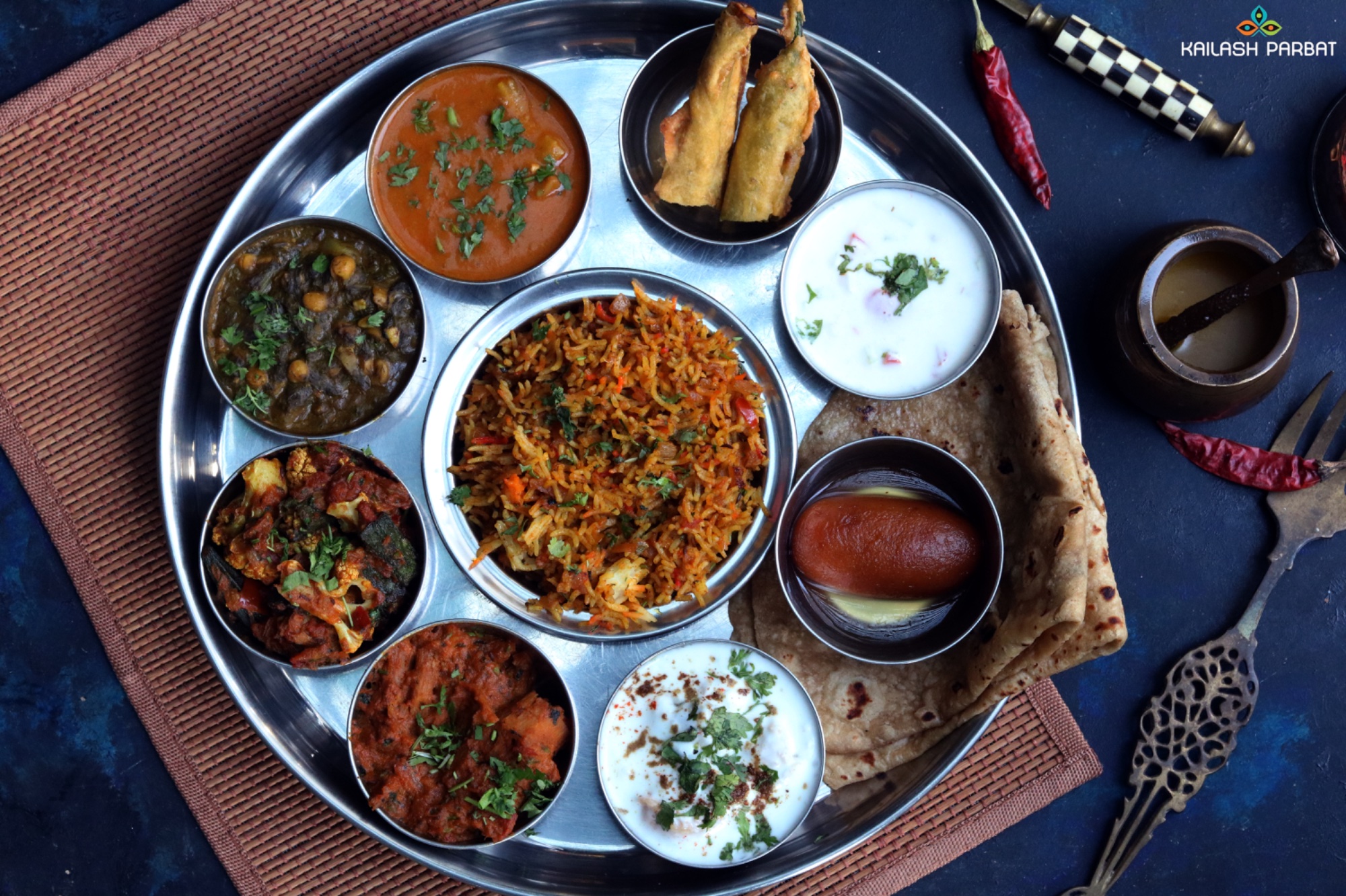 Best Indian thali in Bahrain — Kailash Parbat