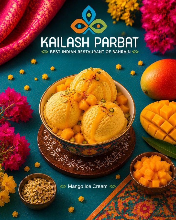 Mango Ice Cream — Kailash Parbat Bahrain